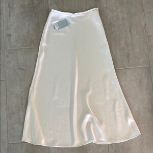 ANTONIO MELANI Cream Maxi Skirt